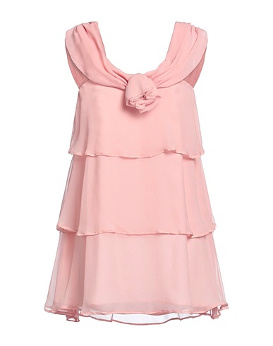 BERNADETTE Short dress Pink 100% Silk