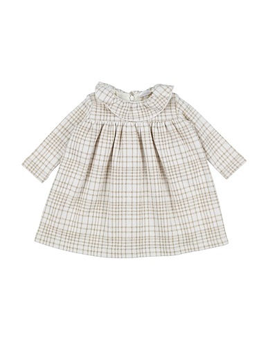 NANÁN Vestito Baby  Panna 44% Poliestere, 34% Cotone, 11% Poliestere metallizzato, 10% Poliammide, 1% Elastan