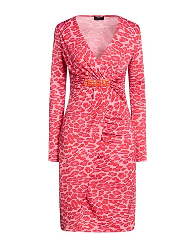 ANNA'S Vestito corto Rosso 92% Poliestere, 8% Elastan