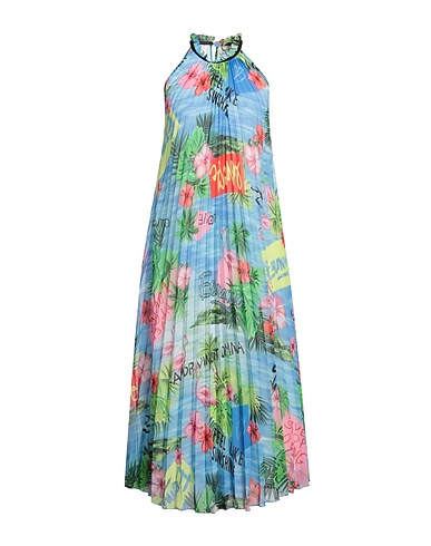 ERMANNO FIRENZE Long dress Azure 100% Polyester