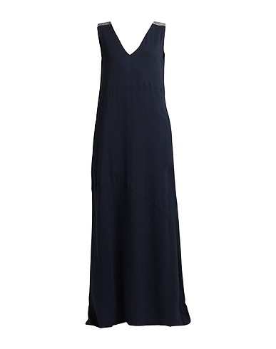 FABIANA FILIPPI Vestito lungo Blu notte 100% Viscosa