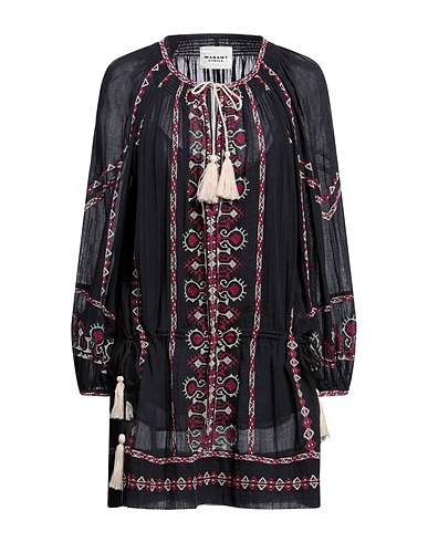 MARANT ÉTOILE Vestito corto Nero 100% Cotone organico, Poliestere