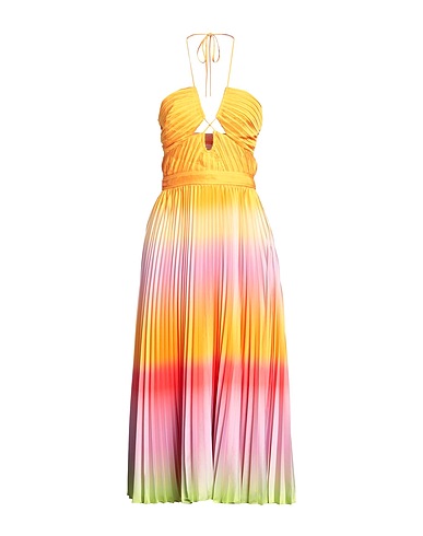 SIMKHAI Midi dress Orange 100% Polyester