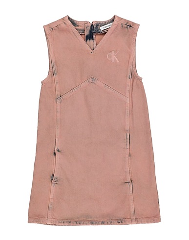 CALVIN KLEIN JEANS Denim dress Light brown 100% Cotton