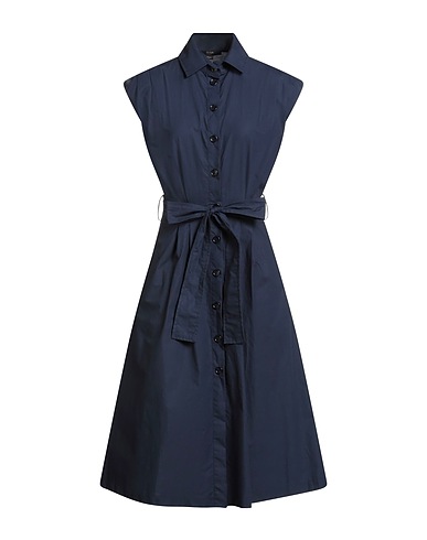 SEVENTY VENEZIA Robe chemise Bleu nuit 100% Coton