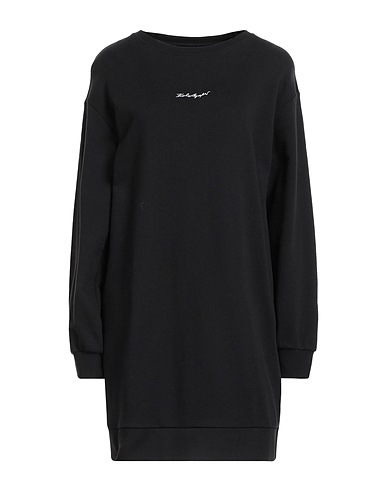 KARL LAGERFELD ミニワンピース・ドレス ブラック コットン 100%
