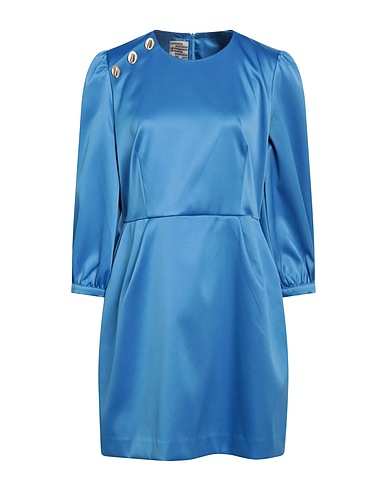 BAUM UND PFERDGARTEN Short dress Azure 97% Polyester, 3% Elastane