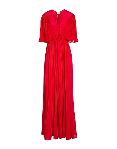 FORTE_FORTE Vestito lungo Magenta 100% Cupro