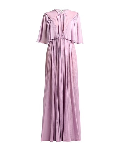 FORTE_FORTE Long dress Mauve 100% Cupro
