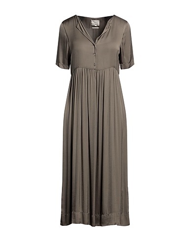 ALESSIA SANTI Midi dress Khaki 100% Viscose