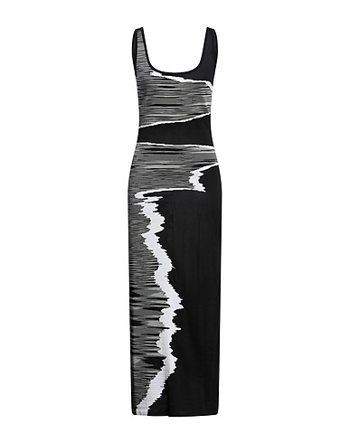 MISSONI Tubino Nero 75% Viscosa, 15% Poliestere, 10% Poliammide