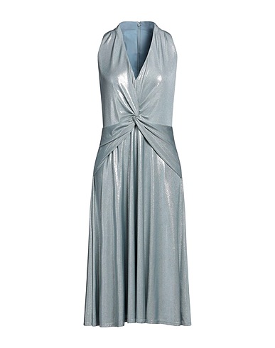 LAUREN RALPH LAUREN Midi dress Light green 95% Polyester, 5% Elastane