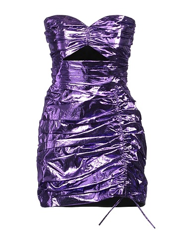 AMEN Elegant dress Purple 100% Polyester