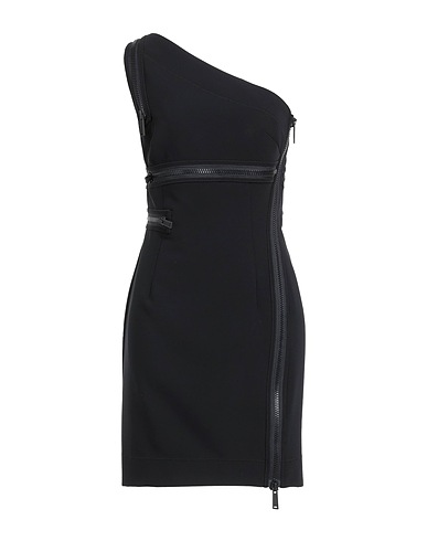 DSQUARED2 One-shoulder dress Black 100% Polyester, Polyurethane