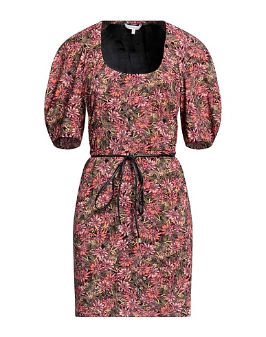 PATRIZIA PEPE Short dress Plum 86% Polyester, 14% Elastane