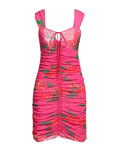PINKO Short dress Fuchsia 94% Polyester, 6% Elastane