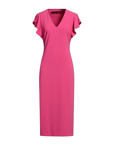 PATRIZIA PEPE Vestito midi Magenta 89% Poliestere, 11% Elastan