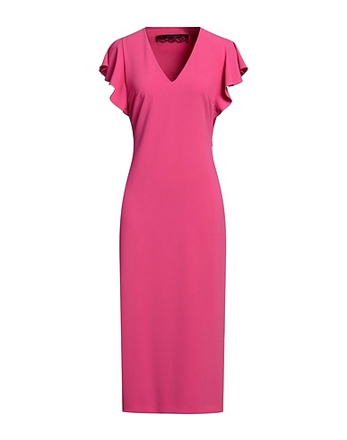 PATRIZIA PEPE Midi dress 89% Polyester, 11% Elastane