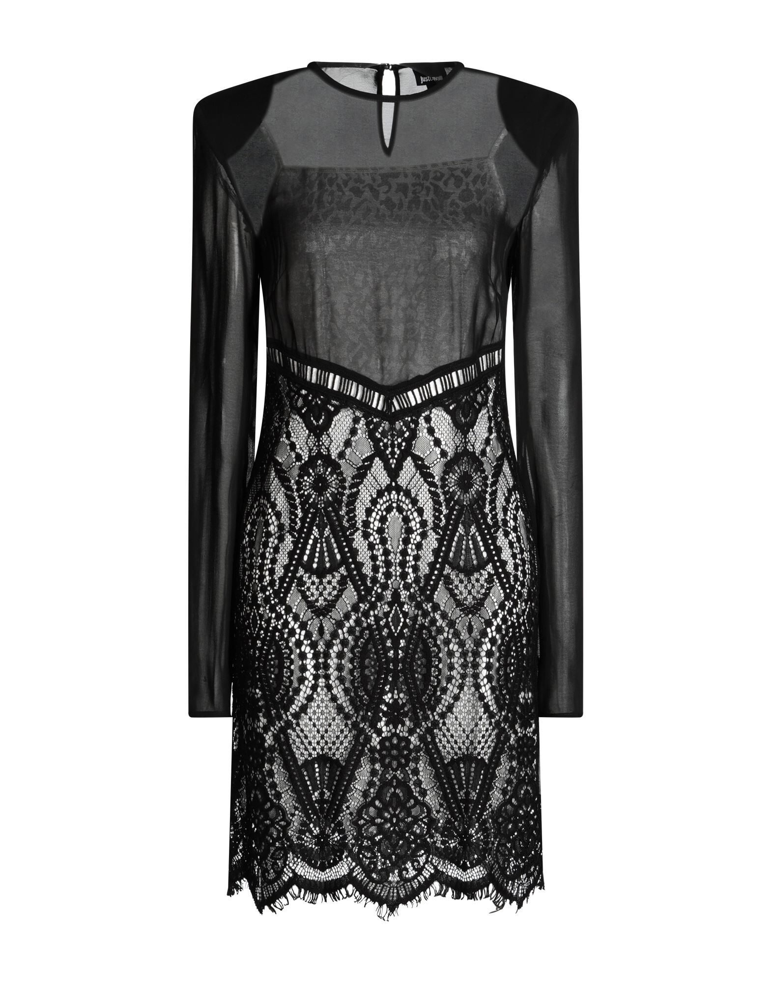 JUST CAVALLI Dresses | Black Women's Midi Dress | YOOX