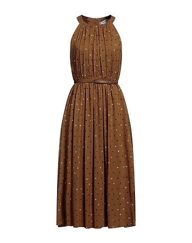 MAX MARA Vestito da cerimonia Verde militare 100% Seta