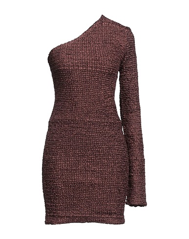 NANUSHKA Short dress Dark brown 100% Polyester