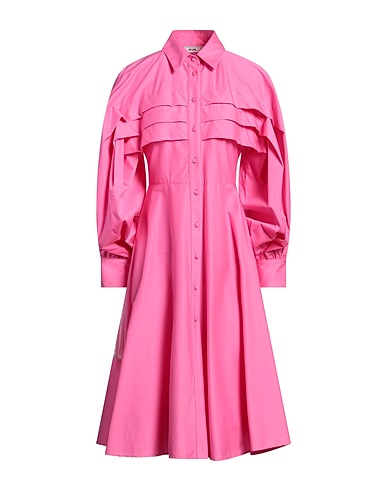 JIJIL Vestito chemisier Rosa 66% Cotone, 31% Poliammide, 3% Elastan