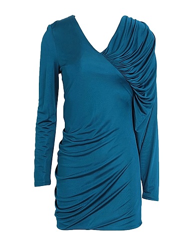 SAINT LAURENT Tubino Verde petrolio 100% Viscosa