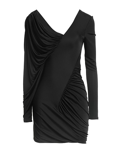 SAINT LAURENT Sheath dress Black 100% Viscose