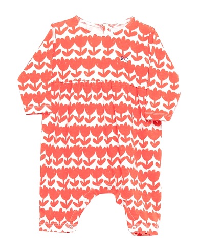 BOBO CHOSES Baby jumpsuit  Red 95% Organic cotton, 5% Elastane
