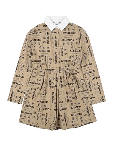 BURBERRY Dress Khaki 100% Cotton