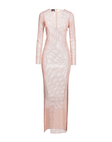 SANTA BRANDS Langes Kleid Rosa 50% Andere Fasern, 30% Polyester, 20% Baumwolle