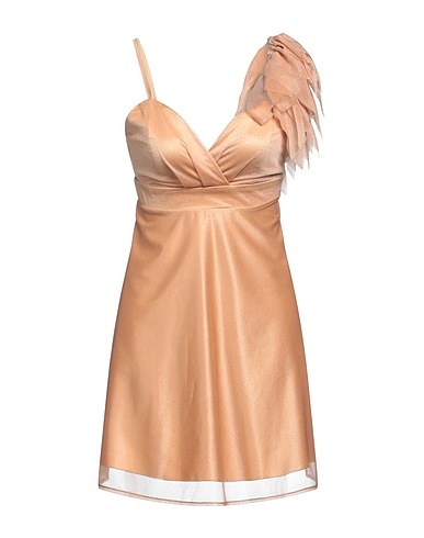 SISTE'S Kurzes Kleid Sand 97% Polyester, 3% Elastan