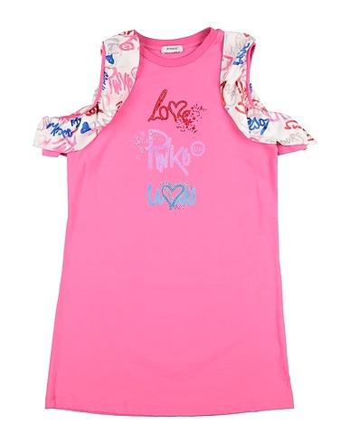 PINKO Kleid Magenta 100% Baumwolle