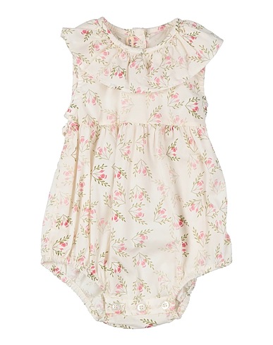 BABE & TESS Baby bodysuit Ivory 100% Cotton