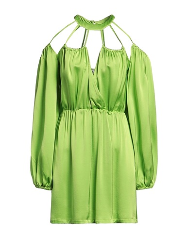 JIJIL Vestito corto Verde lime 100% Viscosa