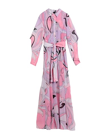 PINKO Long dress Pink 100% Polyester