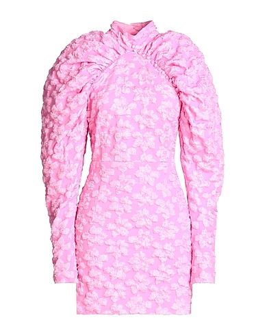 ROTATE BIRGER CHRISTENSEN Short dress Pink 80% Recycled polyester, 20% Polyester