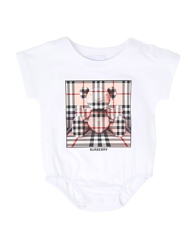 BURBERRY Body Baby Bianco 100% Cotone