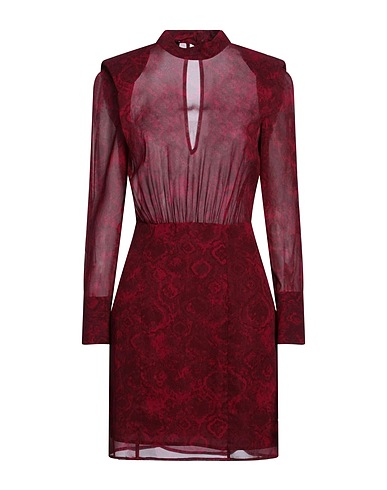 DONDUP Vestito corto Bordeaux 100% Viscosa