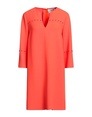 AVOLIO Milano Short dress Orange 100% Wool