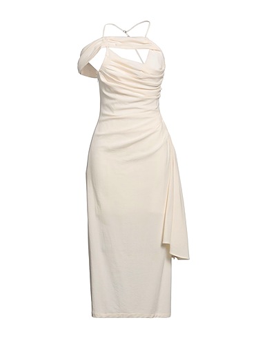 JACQUEMUS Vestito elegante Avorio 86% Lana Vergine, 9% Poliammide, 5% Elastan