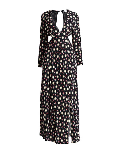 RIXO Long dress Black 100% Viscose