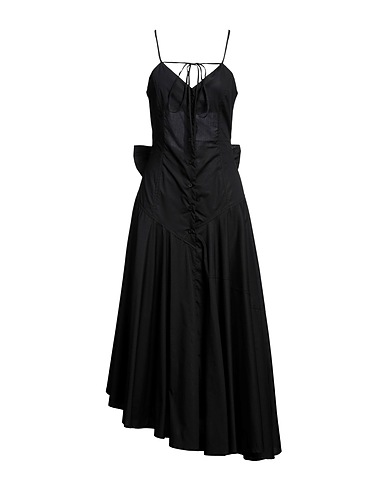 MSGM Midi dress Black 100% Cotton