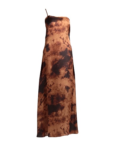GAëLLE Paris Long dress Camel 100% Polyester