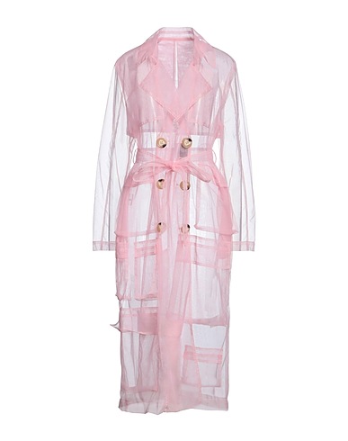 ACT N°1 Double breasted pea coat Light pink 100% Polyamide