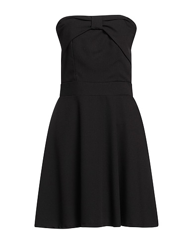 VERYSIMPLE ミニワンピース・ドレス ブラック ポリエステル 83% / レーヨン 14% / ポリウレタン 3%