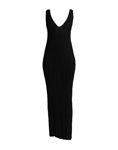 TELA Long dress Black 100% Cotton