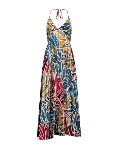 KAOS JEANS Long dress Deep teal 100% Polyester