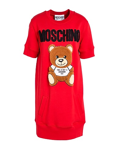 MOSCHINO Short dress COUTURE Red 100% Cotton