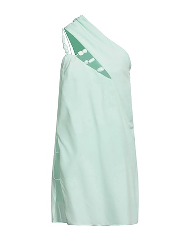KRIZIA Short dress Light green 100% Viscose, Silk